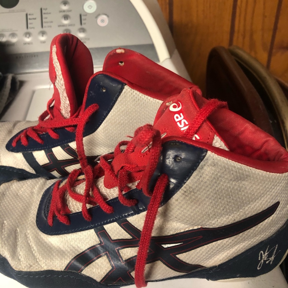 ASICS wrestling shoes